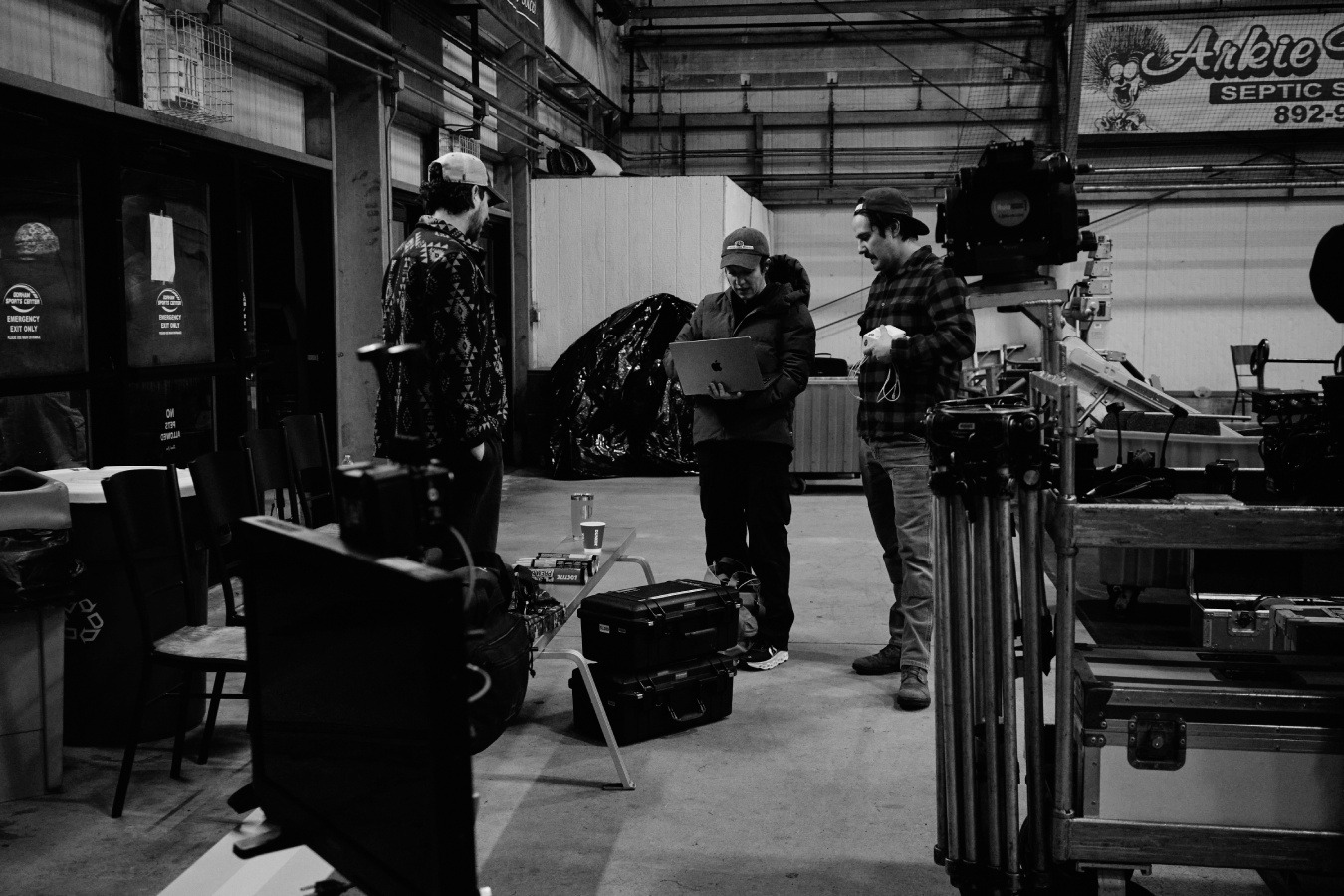 Behind the scenes - Equipment setup